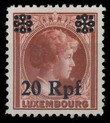 BES. 2WK Luxemburg Nr 25 postfrisch X9F6E82
