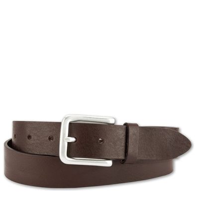 Bernd Götz Walkleder Gürtel 351532, Dunkelnbraun, Herren