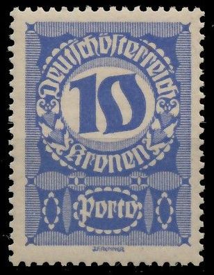 Österreich Portomarken 1920 21 Nr 91y postfrisch XA0D5C6