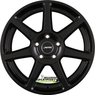 4x Autec Typ TE - Tallin ECE schwarz 6x15 ET43 - LK5/112 ML57.1 Felge Alu