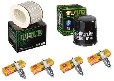 Wartungssatz ?lftilterset Z?ndkerzen spark splug passt an Yamaha Yzf 1000 96-01