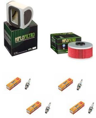 Wartungssatz ?lftilterset Z?ndkerzen spark splug passt an Yamaha Xj 550 81-84