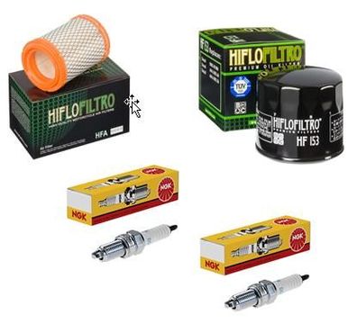 Wartungssatz ?lftilterset Z?ndkerzen spark passt an Ducati Scrambler 800 15-20