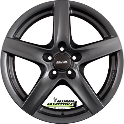 4x Alutec Grip graphit 5.5x14 ET35 - LK4/98 ML58.1 Felge Alu