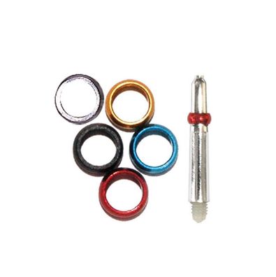 BULL'S Shaft Aluminiumring / 12 Satz / rot