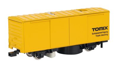 TOMIX 977903 H0 Schienenreinigungswagen gelb DC/AC-an Spur H0