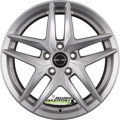 4x Borbet Z crystal silver 7.5x17 ET36 - LK5/112 ML66.5 Felge Alu