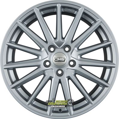 4x CMS C23 racing silver 6x15 ET31 - LK4/100 ML60.1 Felge Alu