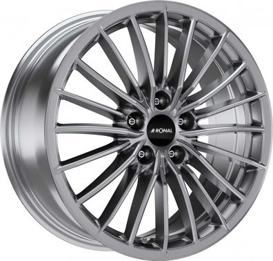 2x Ronal R68 hyper grey 8x18 ET32.5 - LK5/112 ML66.5 Felge Alu