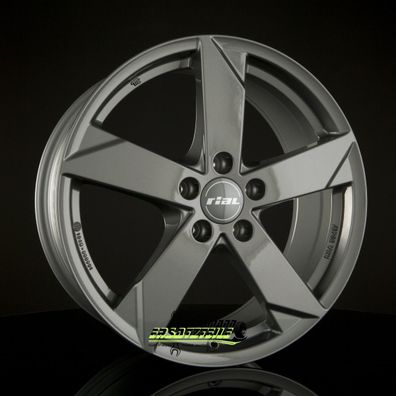 4x Rial Kodiak graphit 6.5x16 ET35 - LK5/114.3 ML66.1 Felge Alu