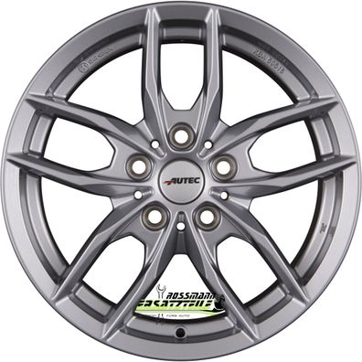 4x Autec Typ BV - Bavaris brillantsilber lackiert 7x16 ET52 - LK5/112 ML66.6 Felge