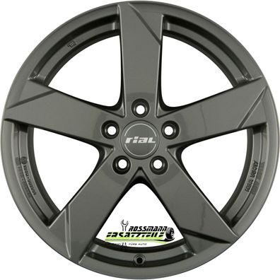 4x Rial Kodiak graphit 5.5x14 ET47 - LK4/100 ML54.1 Felge Alu