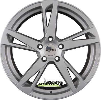 4x Carmani 16 Anton kristall silber 6.5x16 ET46 - LK5/112 ML57.1 Felge Alu