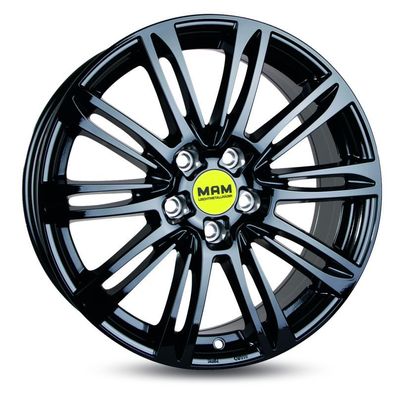 4x MAM Felgen Mama4 7,5jx17 5/112 Et45 66,6 Bp Black Painted
