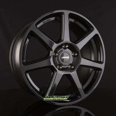 4x Autec Typ TE - Tallin ECE schwarz 6x16 ET43 - LK5/112 ML57.1 Felge Alu