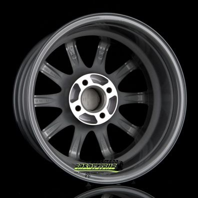 4x Rial Milano titanium 6x15 ET38 - LK4/108 ML63.4 Felge Alu
