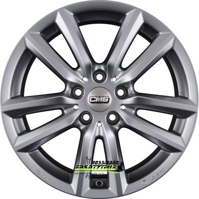 4x CMS C27 racing silver 6.5x16 ET50 - LK5/114.3 ML67.2 Felge Alu