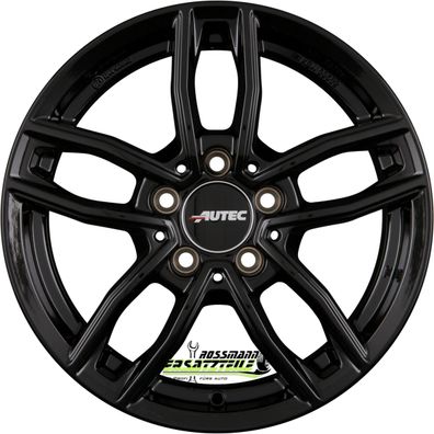 4x Autec Typ MC - Mercador schwarz 7.5x17 ET36 - LK5/112 ML66.5 Felge Alu