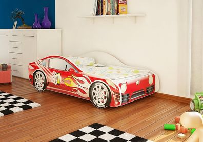 Best For Kids Autobett Junior mit Lattenrost 70x140cm Kinderbett Mit & Ohne Matratze