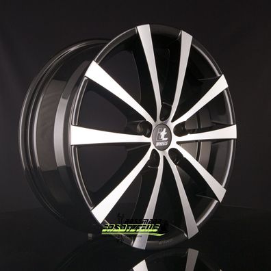 4x itWheels Alice gloss black polished 7x17 ET45 - LK5/112 ML57.1 Felgen Alufelgen