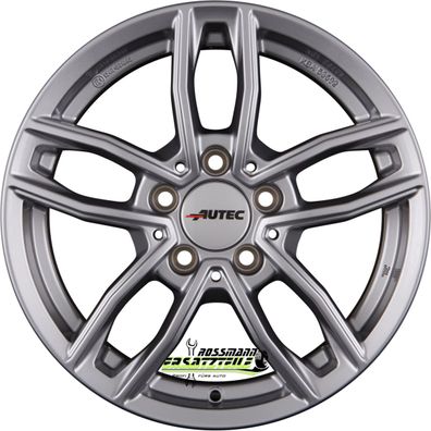 4x Autec Typ MC - Mercador brillantsilber lackiert 6.5x17 ET44 - LK5/112 ML66.5