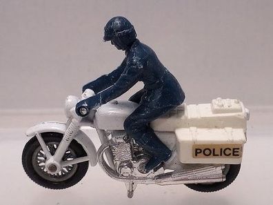 Honda 750 Police mit Fahrer Matchbox Lesney Superfast No.33C Modellauto