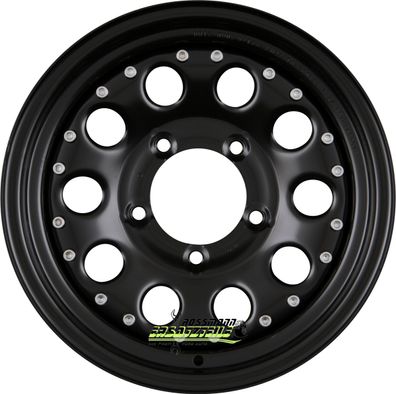 4x Dotz Modular Beadlock black (ohne Nabenbecher) 6x15 ET0 - LK5/139.7 ML108 Felge