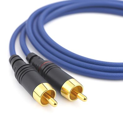 Sommercable -Goblin- Profi Cinchkabel - kompakt & klangstark - Blau