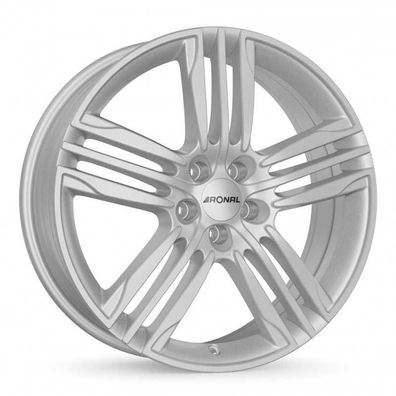 2x Ronal R57 silber 7.5x19 ET50 - LK5/112 ML57.1 Felge Alu