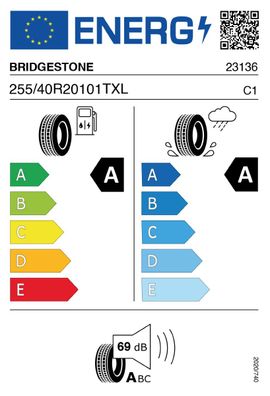 2x Bridgestone Turanza Eco ( + ) SLT XL 255/40R20 101T Reifen Sommer PKW