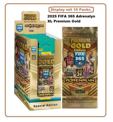 Panini FIFA 365 2025/26 TC Adrenalyn XL - Premium GOLD PACK - Display