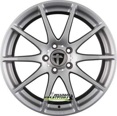 4x Tomason TN1 bright silver 7x17 ET40 - LK5/108 ML72.6 Felgen Alufelgen
