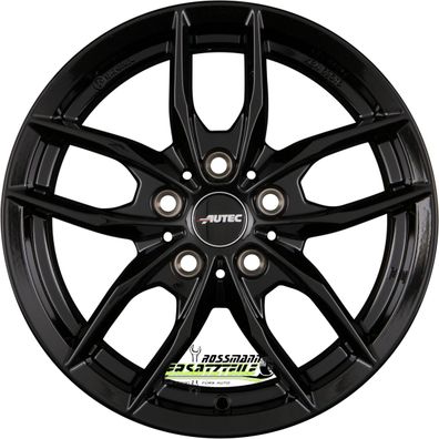 4x Autec Typ BV - Bavaris schwarz 7x17 ET54 - LK5/112 ML66.6 Felge Alu