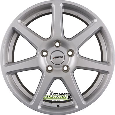 4x Autec Typ TL - Tallin brillantsilber lackiert 7.5x17 ET48 - LK5/112 ML70 Felge
