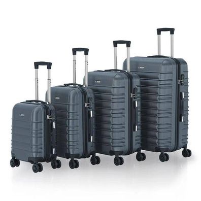 Koffer Reisekoffer Kofferset Hartschale 4 Set teilig Trolley Rollen Anthrazit B-WARE