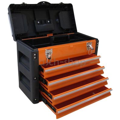 ALEOS. METALL Werkzeugkiste mit 8 Funktionen 3061BB