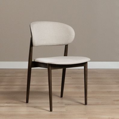 Bronx71 Esszimmerstuhl Bohdi Eiche dunkel / off white