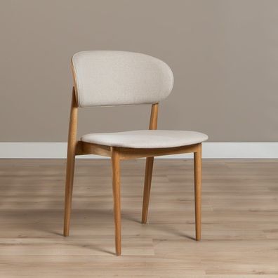 Bronx71 Esszimmerstuhl Bohdi Eiche Natur / off white