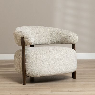 Bronx71 Sessel Grace Chenille taupe