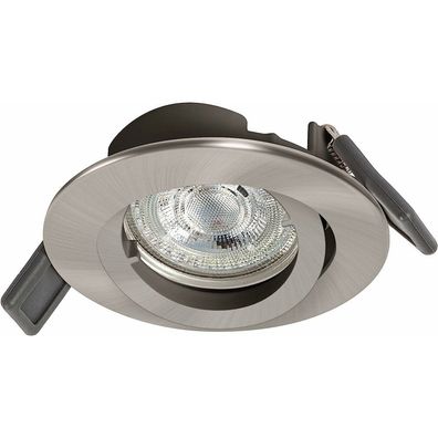 Ledvance RECESS Downlight Twistlock GU10 LED-Einbaustrahler silber 4,3 W