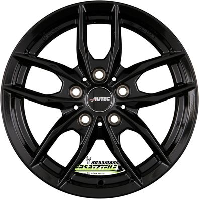 4x Autec Typ BV - Bavaris schwarz 7.5x17 ET27 - LK5/112 ML66.6 Felge Alu