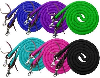 Baumwollzügel geschlossen, Länge 2,4 Meter, in verschiedenen Farben