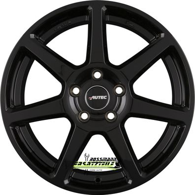 4x Autec Typ TL - Tallin schwarz 6.5x16 ET48 - LK5/114.3 ML70 Felge Alu