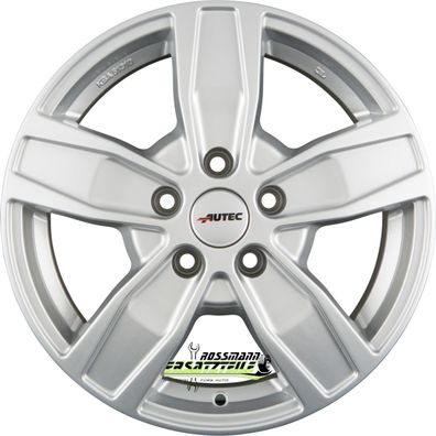 4x Autec Typ Q - Quantro 5-Loch brillantsilber 7.5x18 ET48 - LK5/112 ML66.5 Felge
