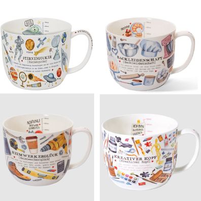 1 Kaffeebecher backen, heimwerken, malen + zeichnen, Tasse Hobby, 700 ml, Planeten