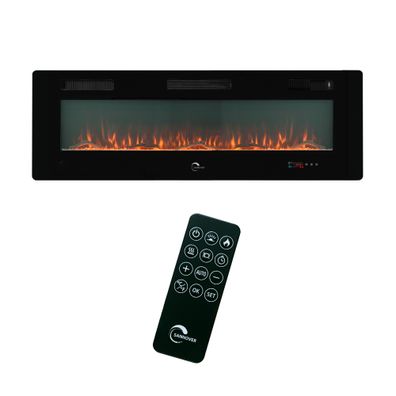 Elektrokamin mit LED-Flammeneffekt Valtaia Plat Sannover 2000 W / 152 cm