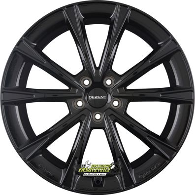 2x Dezent AR black 8x20 ET47.5 - LK5/108 ML63.4 Felge Alu