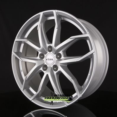 4x Rial Lucca polar-silber 6.5x17 ET40 - LK4/108 ML63.4 Felge Alu