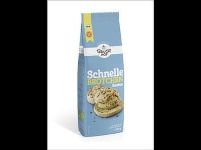 Bauck Mühle Schnelle Brötchen Saaten glutenfrei Bio 500g