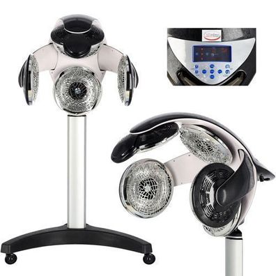 Infrarot-Trockenhaube Tessa mit Stativ – stärkt Farb- & Lockenpflegebehandlung